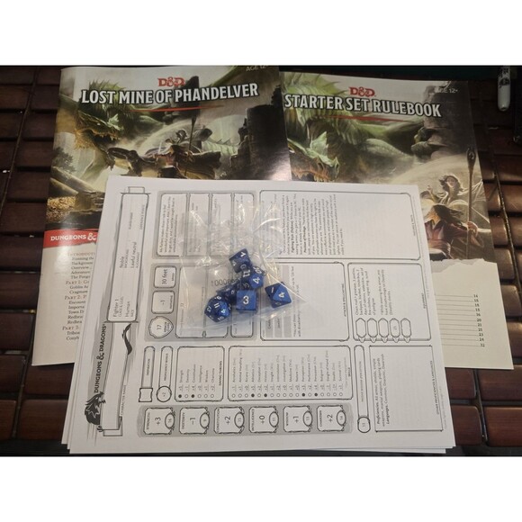 Dungeons and Dragons Starter Set 2014 Open Box Complete - Picture 2 of 3